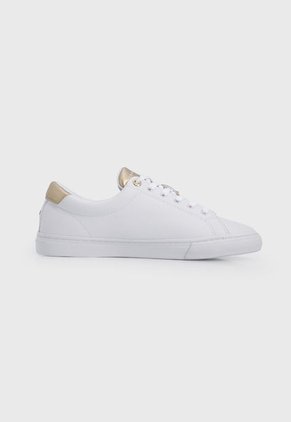 Tenis Lifestyle Blanco-Dorado Tommy Hilfiger