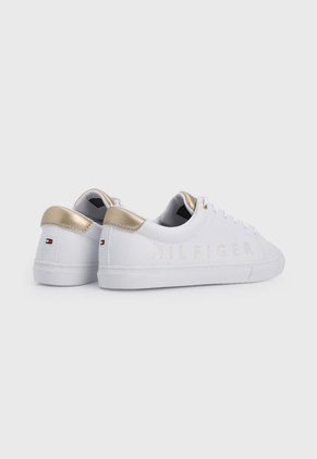 Tenis Lifestyle Blanco-Dorado Tommy Hilfiger