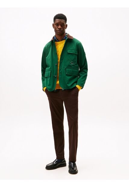 Pantalón Marrón Chino Harlem De Sarga Con Pierna Cónica Tommy Hilfiger