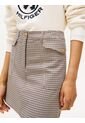 Mini Beige Falda Con Estampado De Cuadros Tommy Hilfiger de Tommy Hilfiger