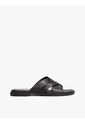 Sandalias Negro De Cuero Tommy Hilfiger de Tommy Hilfiger