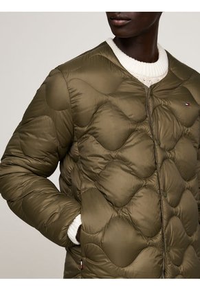 Chaqueta Verde De Plumón Acolchada Ligera Tommy Hilfiger