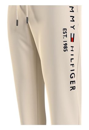Jogger Blanco De Pierna Cónico Con Logo Para Hombre Tommy Hilfiger
