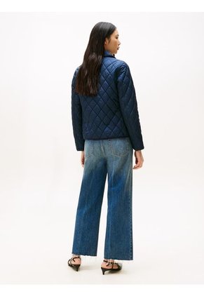 Chaqueta Azul Acolchada Con Logo Tommy Hilfiger