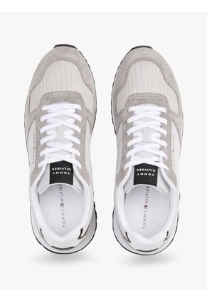 Tenis Gris Con Logo Tommy Hilfiger