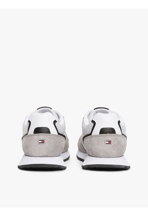 Tenis Gris Con Logo Tommy Hilfiger