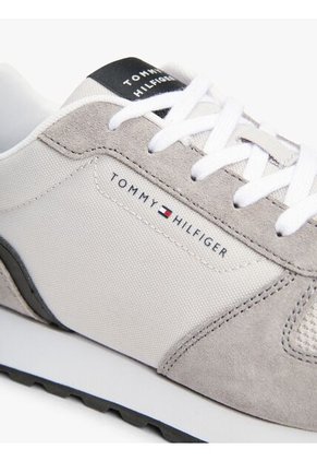 Tenis Gris Con Logo Tommy Hilfiger