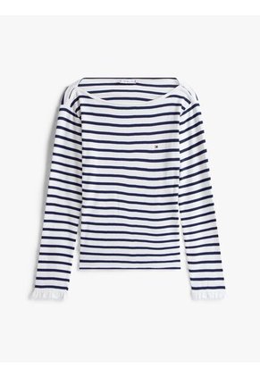 Saco Multicolor De Cuello Barco Con Diseño De Rayas Tommy Hilfiger