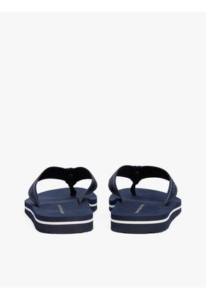 Sandalias Azul Con Inscripción Tonal En Tiras Tommy Hilfiger