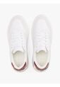 Tenis Blanco Con Mezcla De Texturas Tommy Hilfiger de Tommy Hilfiger