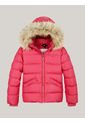 Chaqueta Niña Rosa Essential Con Capota Y Plumón Tommy Hilfiger de Tommy Hilfiger
