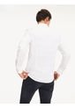 Camisa Blanca De Algodón Slim Fit Para Hombre Tommy Jeans de Tommy Hilfiger