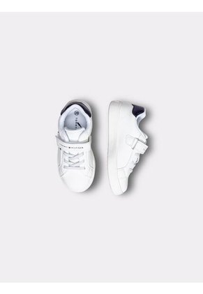 Tenis Blanco Tommy Hilfiger Con Velcro Tommy Hilfiger