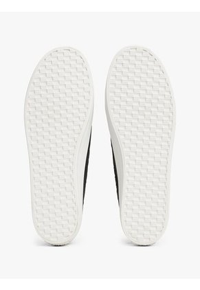 Tenis Negro De Malla Con Monogramas Bordados Tommy Hilfiger