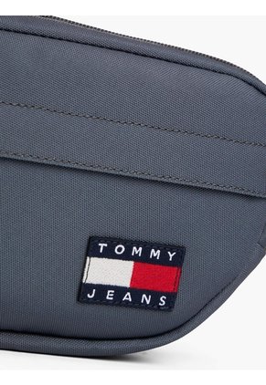 Canguro Gris Essential Con Inscripción Tommy Hilfiger