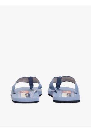 Sandalias Azul Con Tiras De Tejido Trenzado Tommy Hilfiger
