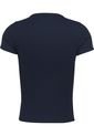 Camiseta Azul De Corte Slim Con Parche Tommy Jeans de Tommy Hilfiger