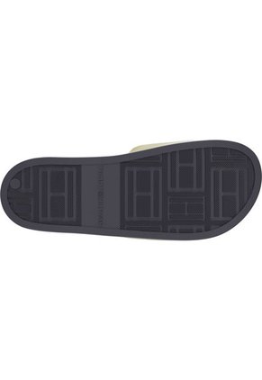 Sandalias Con Pala Metalizada Mujer Dorado Tommy Hilfiger