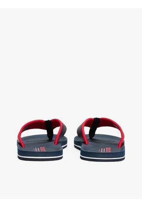 Sandalias Azul Con Tiras Acolchadas E Inscripción Tommy Hilfiger