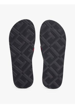 Sandalias Azul Con Tiras Acolchadas E Inscripción Tommy Hilfiger