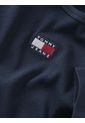 Camiseta Azul De Corte Slim Con Parche Tommy Jeans de Tommy Hilfiger