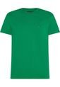 Camiseta Verde Essential Con Logo Tommy Hilfiger de Tommy Hilfiger
