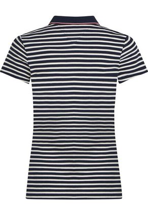 Polo Azul Heritage Slim De Manga Corta  Tommy Hilfiger