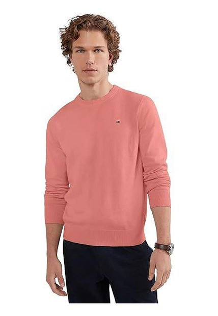 Saco Rosa Essential Con Logo Para Hombre Tommy Hilfiger