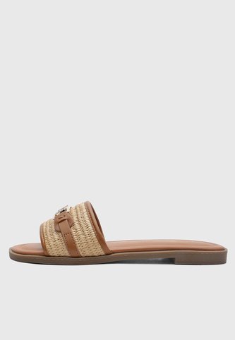 Sandalias Planas TOMMY HILFIGER Mesila Beige Tommy Hilfiger