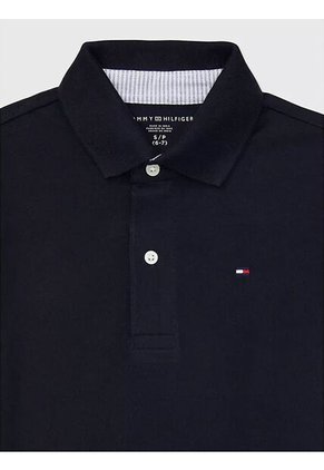 Polo Azul Oscuro Stretch Solid Tommy Hilfiger