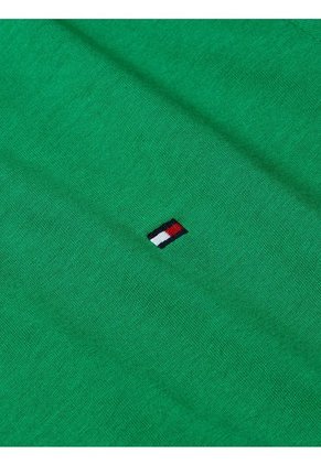 Camiseta Verde Essential Con Logo Tommy Hilfiger