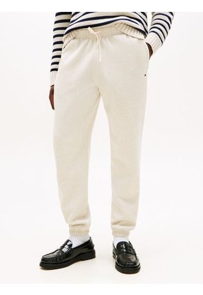 Joggers Gris De Felpa Con Bajos Elásticos Tommy Hilfiger