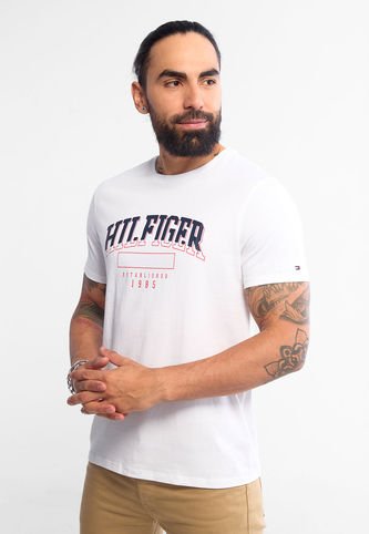Camiseta TOMMY HILFIGER Blanco Tommy Hilfiger