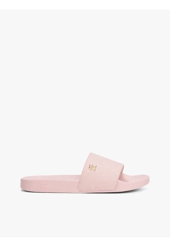 Sandalias Rosa Con Monogramas TH En Relieve Tommy Hilfiger Tommy Hilfiger
