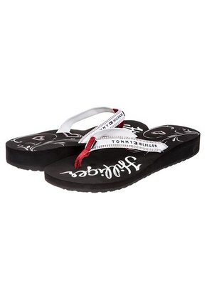Sandalias Tommy Hilfiger Kimsy Blanco-Negro