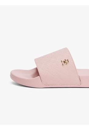Sandalias Rosa Con Monogramas TH En Relieve Tommy Hilfiger