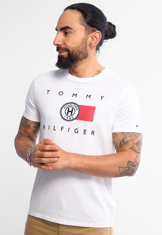 Camiseta TOMMY HILFIGER Blanco Tommy Hilfiger
