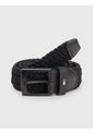 Cinturon Trenzado Elástico Negro Tommy Hilfiger de Tommy Hilfiger