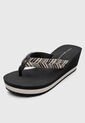 Sandalia Tacón Corrido TOMMY HILFIGER Rope Negro de Tommy Hilfiger