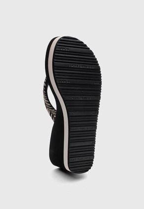 Sandalia Tacón Corrido TOMMY HILFIGER Rope Negro