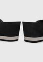 Sandalia Tacón Corrido TOMMY HILFIGER Rope Negro de Tommy Hilfiger