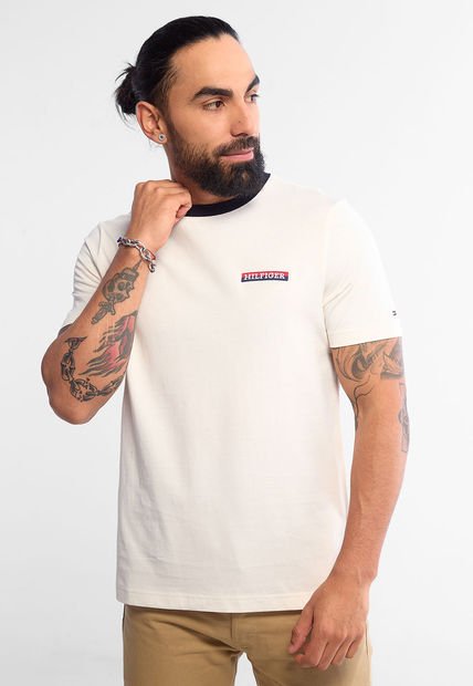 Camiseta TOMMY HILFIGER Beige