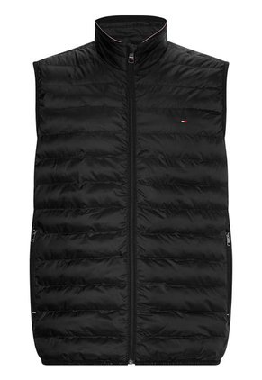 Chaleco Acolchado Y Plegable Hombre Negro Tommy Hilfiger