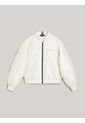 Chaqueta Niña Blanca Bomber Oversize Acolchada Tommy Hilfiger de Tommy Hilfiger