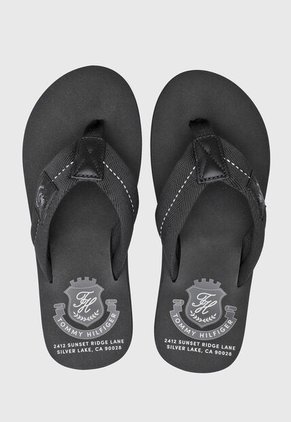 Sandalias Flip Flop TOMMY HILFIGER Patch Negro
