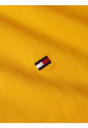 Polo De Punto Slim Con Ribetes A Contraste Hombre Amarillo Tommy Hilfiger