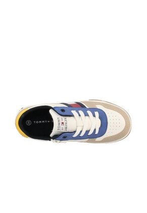 Tenis Multicolor De Corte Bajo Con Logo Engomado Tommy Hilfiger