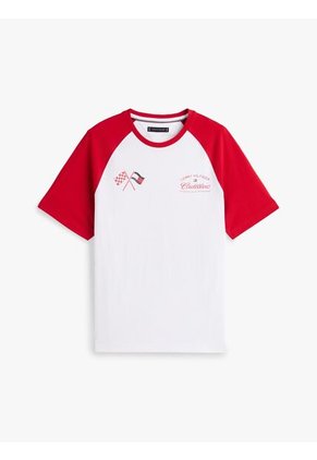 Camiseta Blanca TH X Cadillac Formula 1® Team Tommy Hilfiger