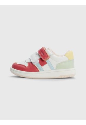 Tenis Doble Velcro De Niña Blanco Tommy Hilfiger