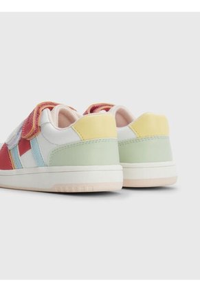 Tenis Doble Velcro De Niña Blanco Tommy Hilfiger